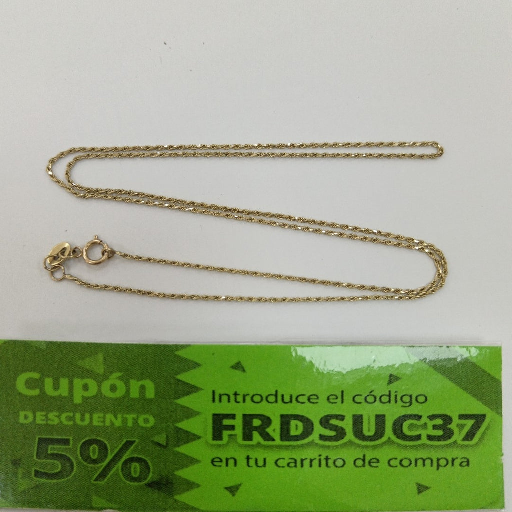 CADENA ORO 10 K 2.3 GRMS (SEMINUEVO)