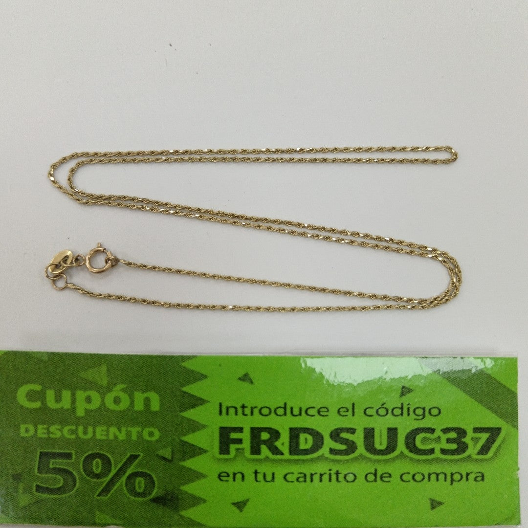 CADENA ORO 10 K 2.3 GRMS (SEMINUEVO)