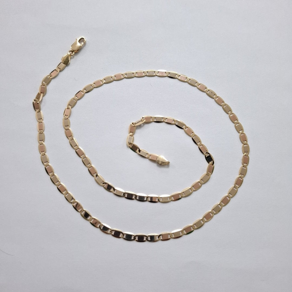 CADENAS VALENTINA/ESPEJO ORO 14K 10 (NUEVO)