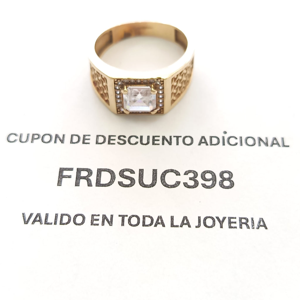 ANILLO ORO 10 K 6,80 GRMS (SEMINUEVO)