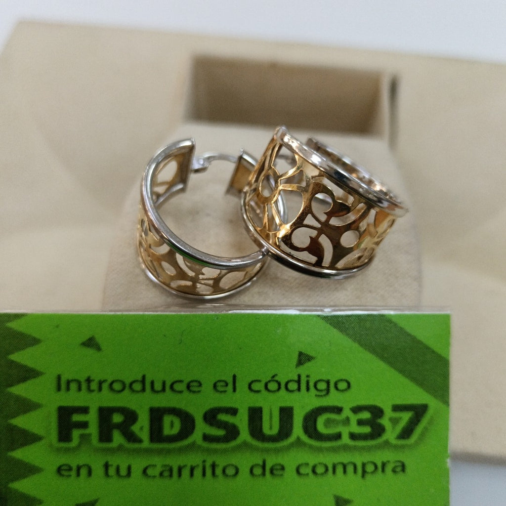 ARRACADAS PAR ORO 10 K 6 GRMS (SEMINUEVO)