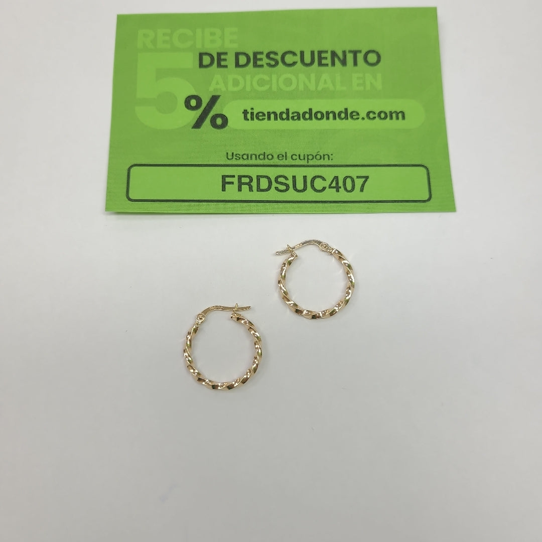 ARRACADAS ORO 14K 1 (NUEVO)