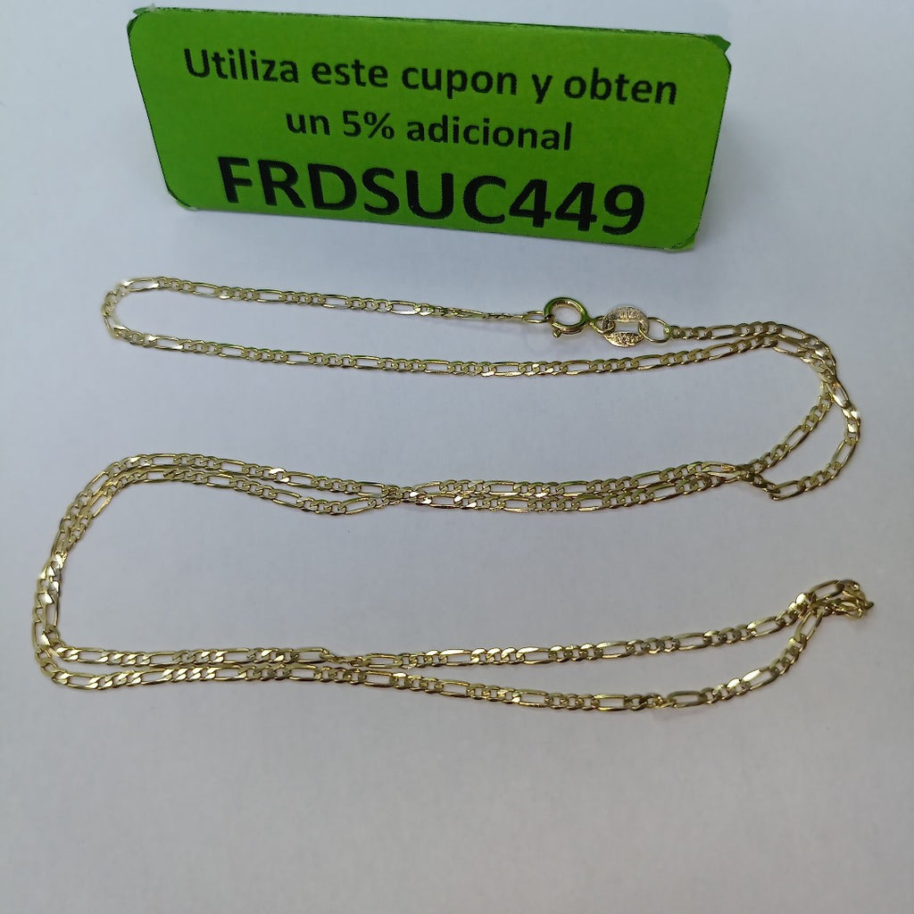 CADENAS CARTIER 3 1 AMARILLA ORO 14K 2.1 (NUEVO)