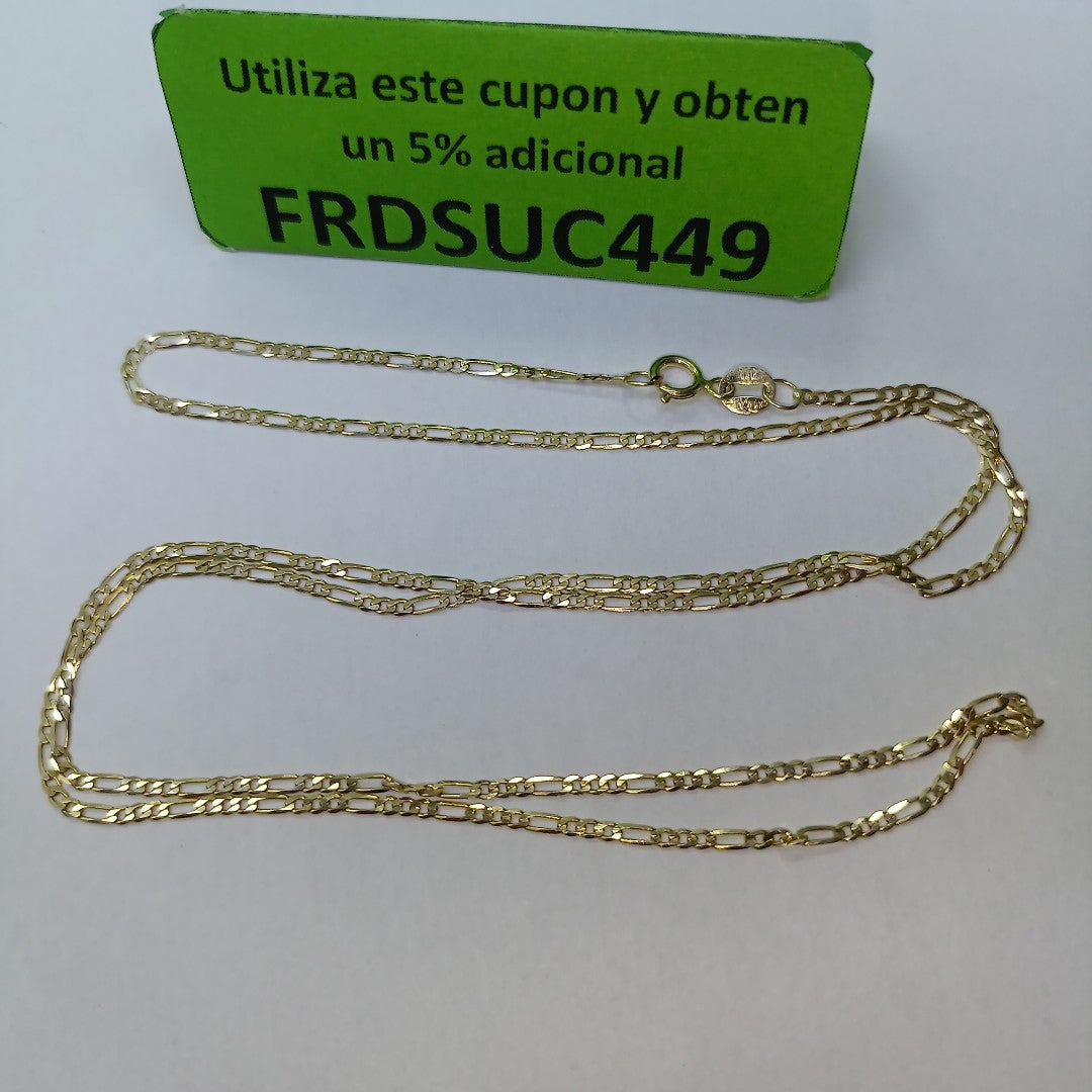 CADENAS CARTIER 3 1 AMARILLA ORO 14K 2.1 (NUEVO)