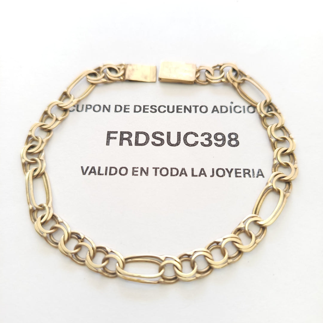 PULSERA ORO 10 K 6.9 GRMS (SEMINUEVO)