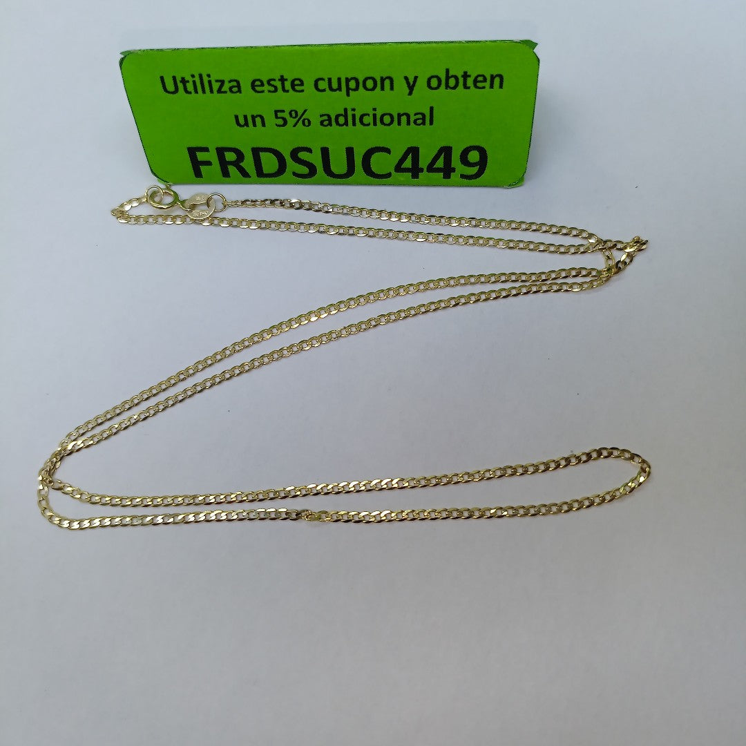 CADENAS BARBADA AMARILLA ORO 14K 2.1 (NUEVO)