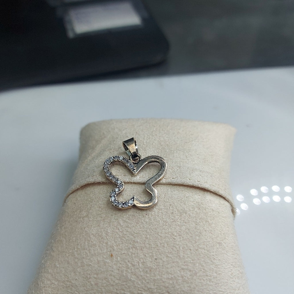 DIJE MARIPOSA C/CIRCONIAS PLATA .925 2.3 GR (NUEVO)