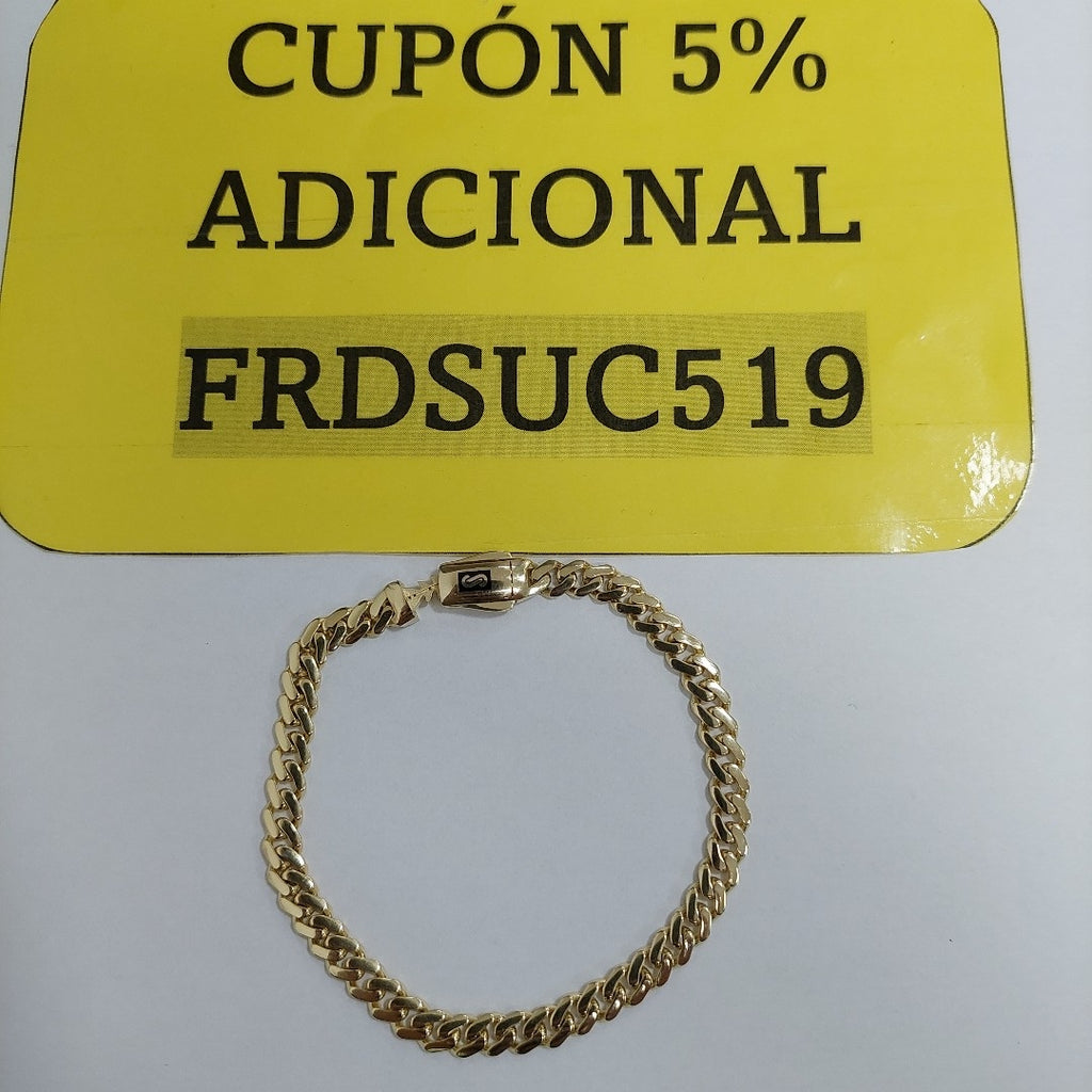 PULSERA MONACO ORO 14K 5.3 (NUEVO)