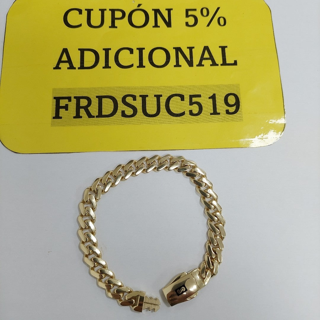 PULSERA MONACO ORO 14K 9.6 (NUEVO)