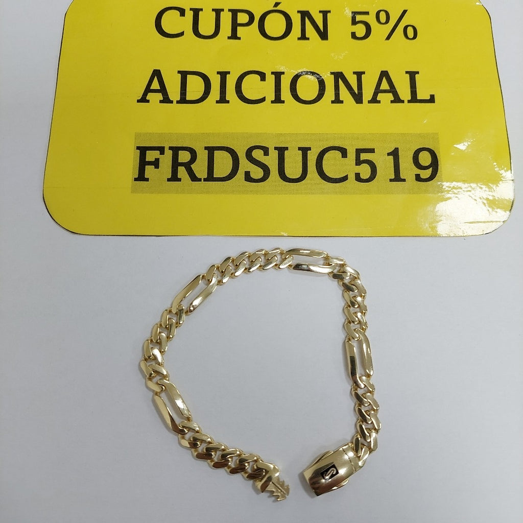 PULSERA MONACO ORO 14K 6.9 (NUEVO)