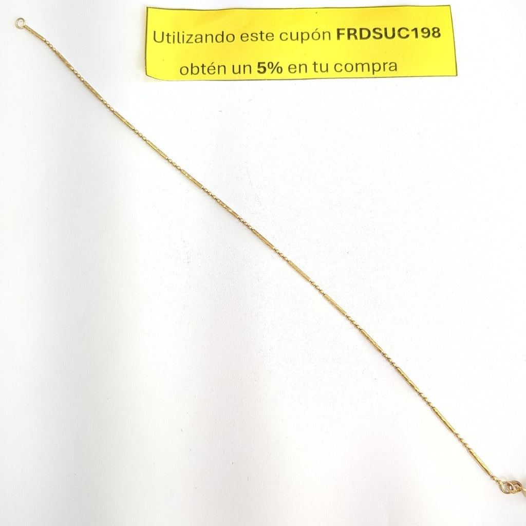 PULSERA ORO 14 K 2.4 GRMS (SEMINUEVO)