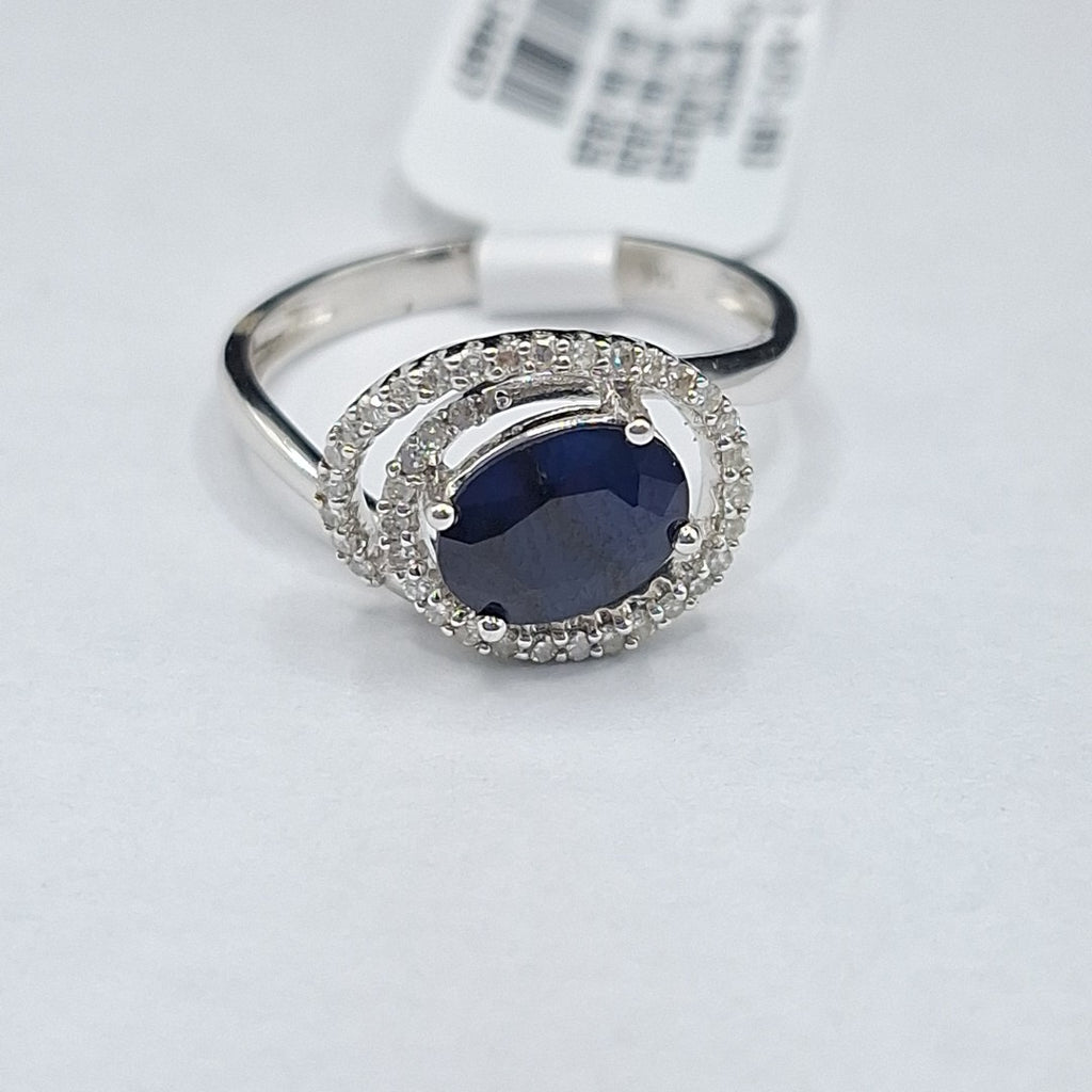 ANILLO ORO, ORO BLANCO 14 K 3.1 GRMS (SEMINUEVO)