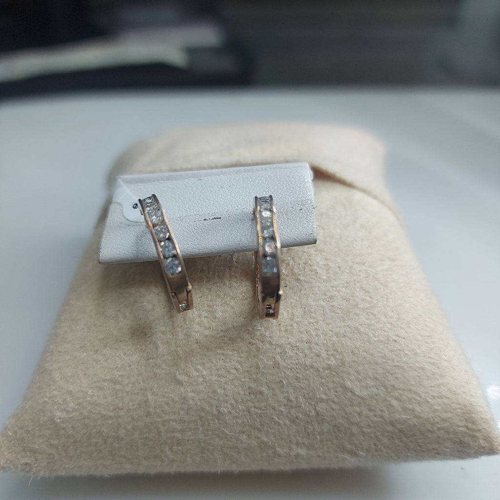 ARRACADAS C/CIRCONIAS PLATA .925 2.1 GR (NUEVO)
