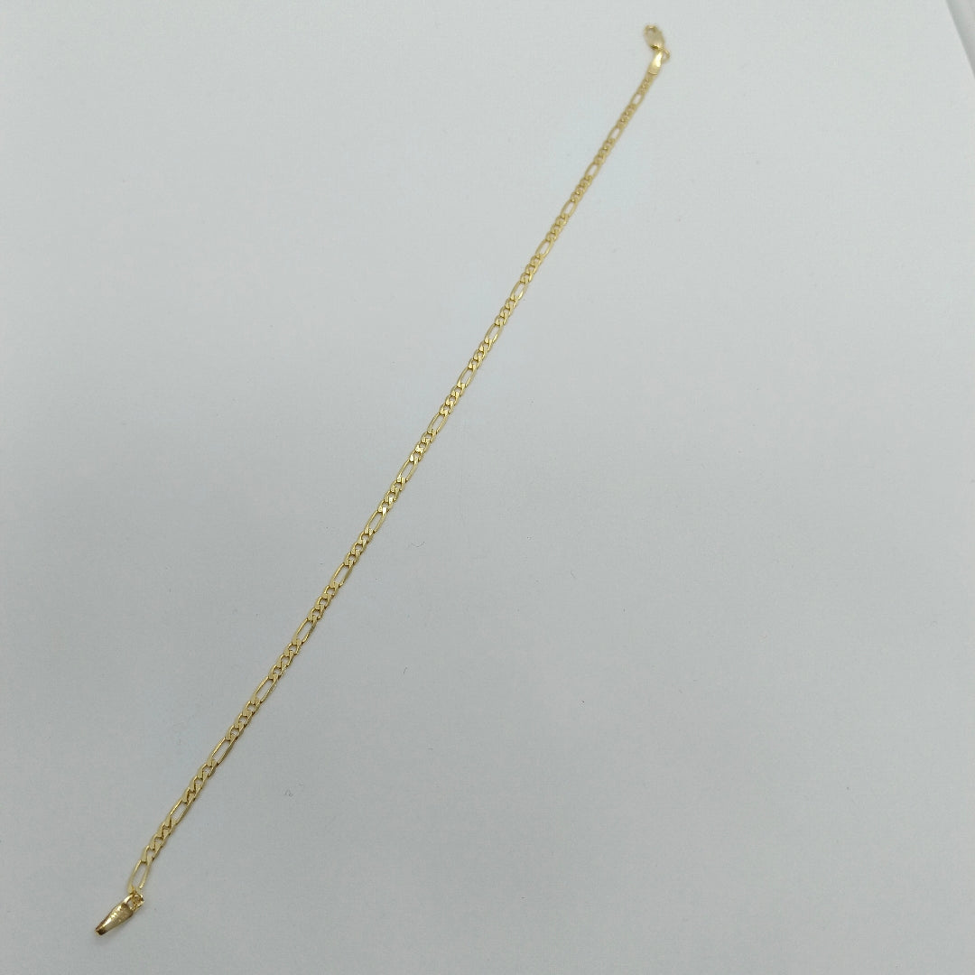 PULSERAS CABALLERO CARTIER 3 1 AMARILLA ORO 14K 2.2 (NUEVO)