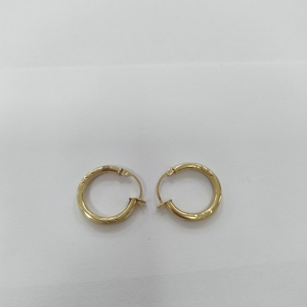 ARRACADAS PAR ORO 14 K 2,00 GRMS (SEMINUEVO)