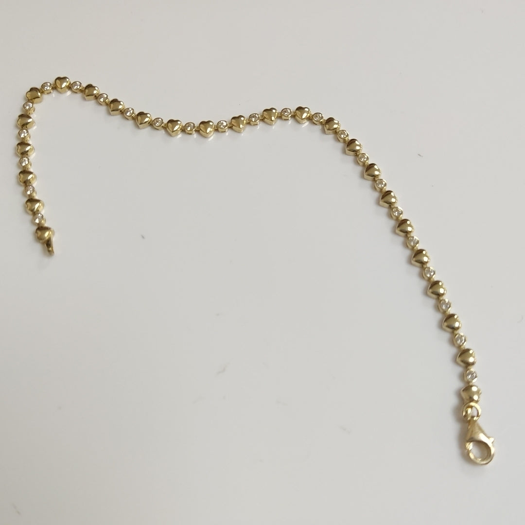 PULSERAS DAMA ORO 14K 3.5 (NUEVO)