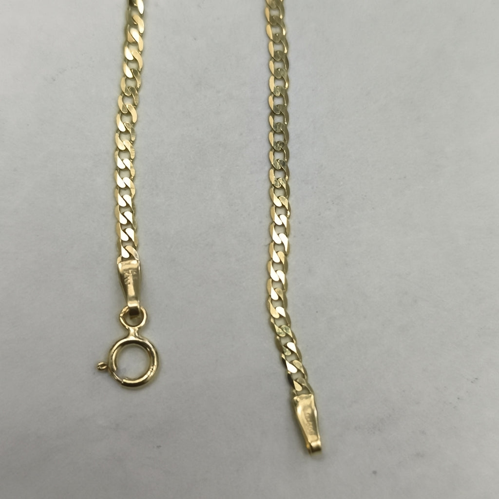 PULSERAS DAMA BARBADA AMARILLA ORO 14K 1.2 (NUEVO)