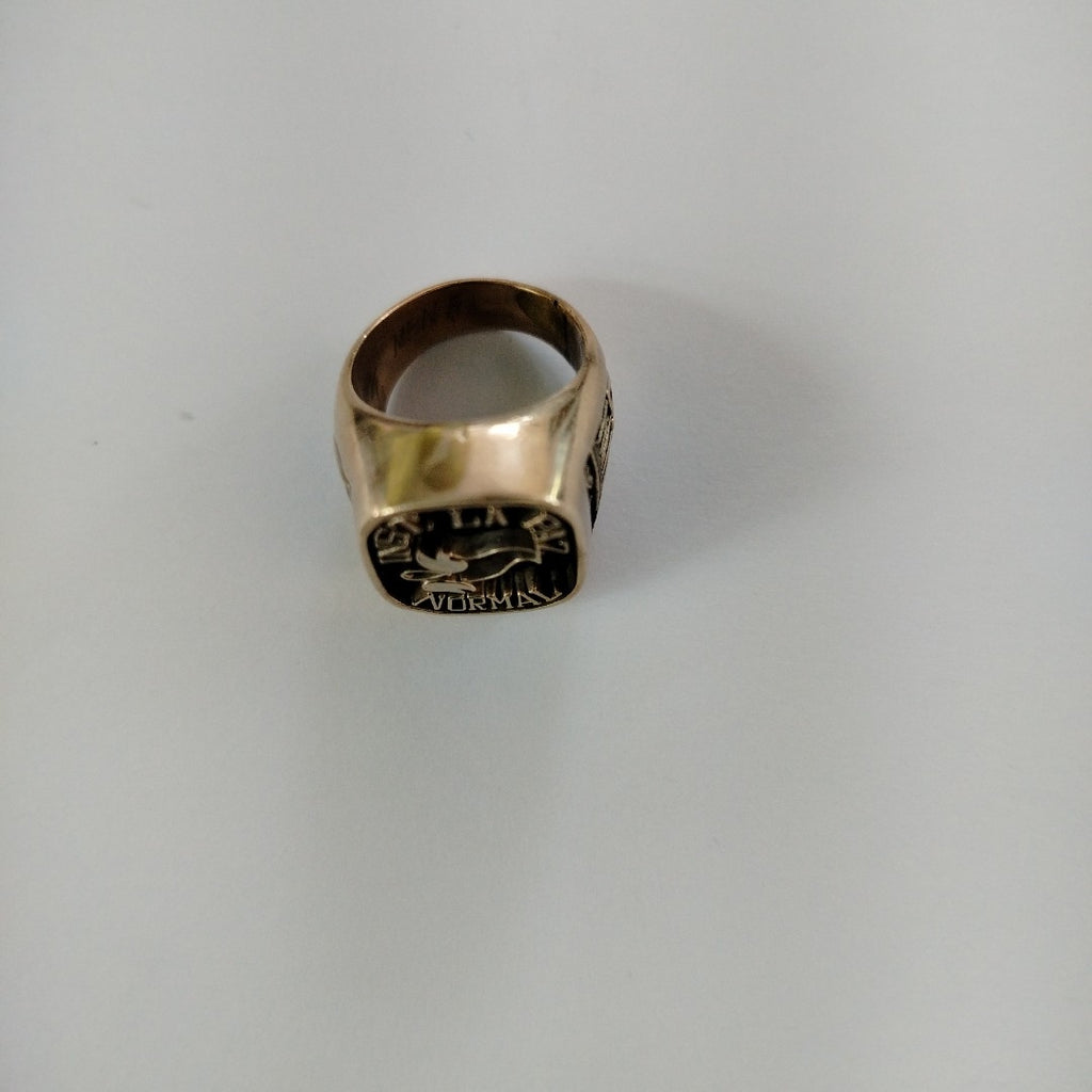 ANILLO DE GRADUACIÓN ORO 8 K 13.8 GRMS (SEMINUEVO)