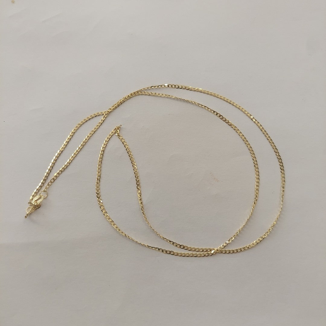 CADENAS BARBADA AMARILLA ORO 14K 2.2 (NUEVO)