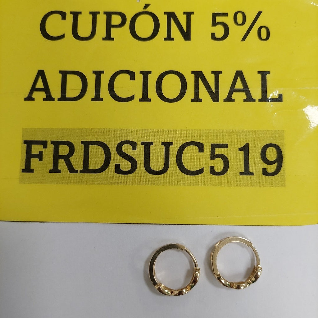 HUGGIES ORO 14K 2.7 (NUEVO)