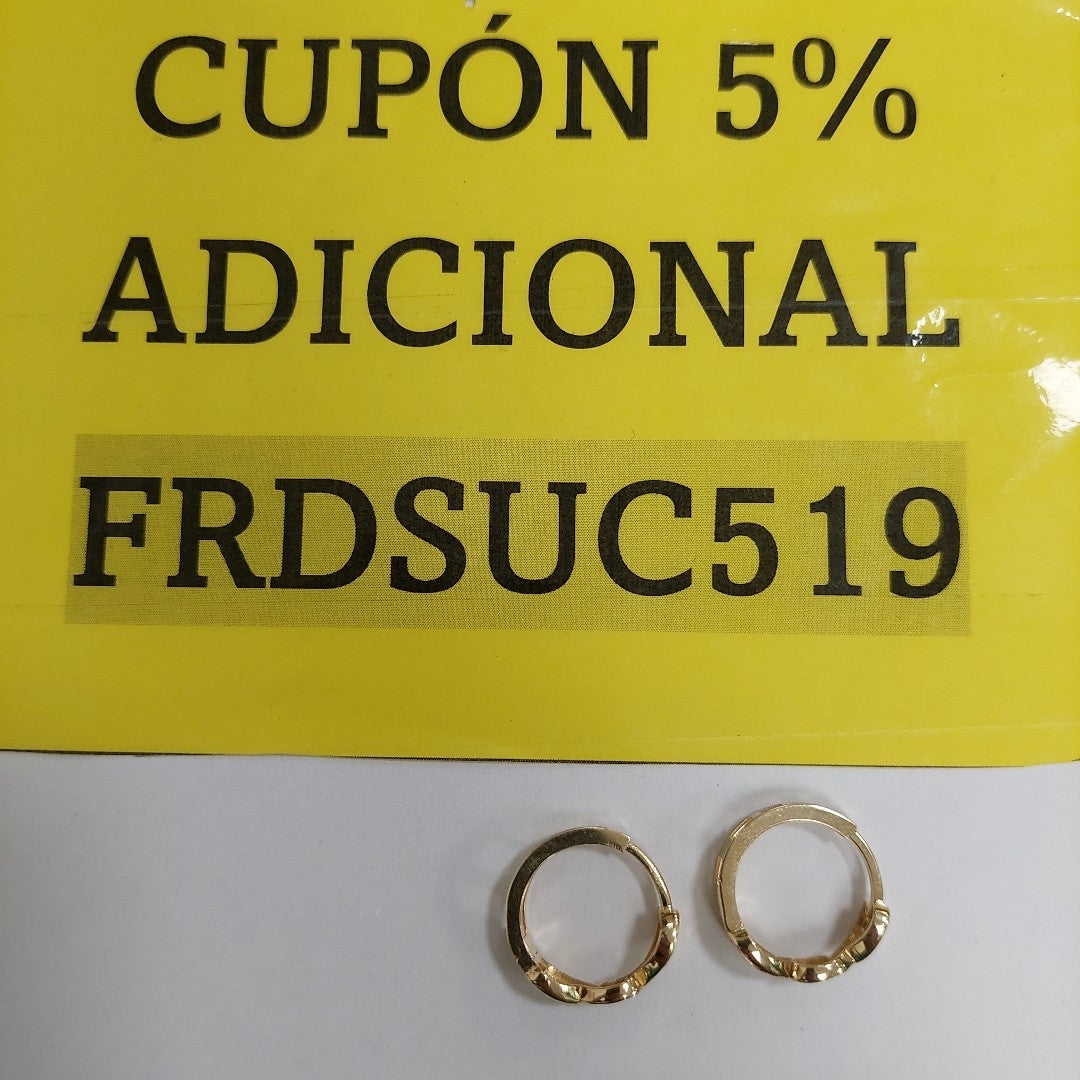 HUGGIES ORO 14K 2.7 (NUEVO)