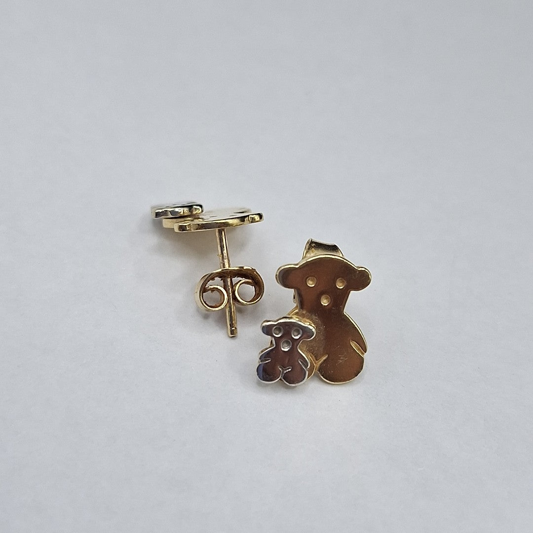 BROQUELES PAR ORO 14 K 2.8 GRMS (SEMINUEVO)