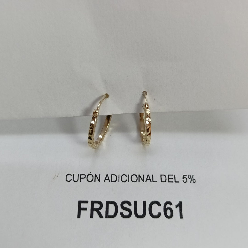 ARRACADAS ORO 14K 1.2 (NUEVO)
