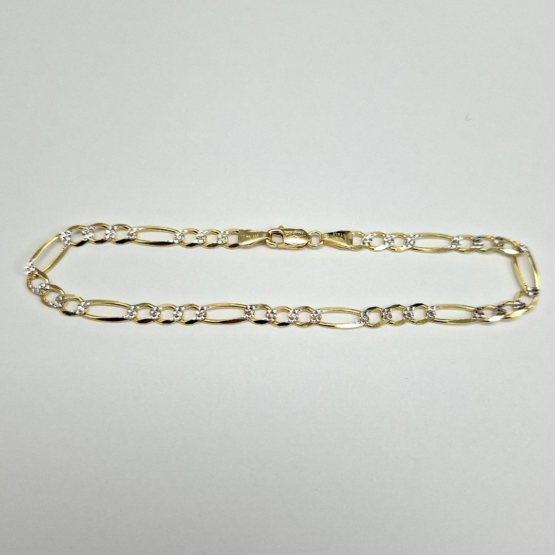 PULSERAS CABALLERO CARTIER 3 1 DIAMANTAD ORO 14K 4.6 (NUEVO)