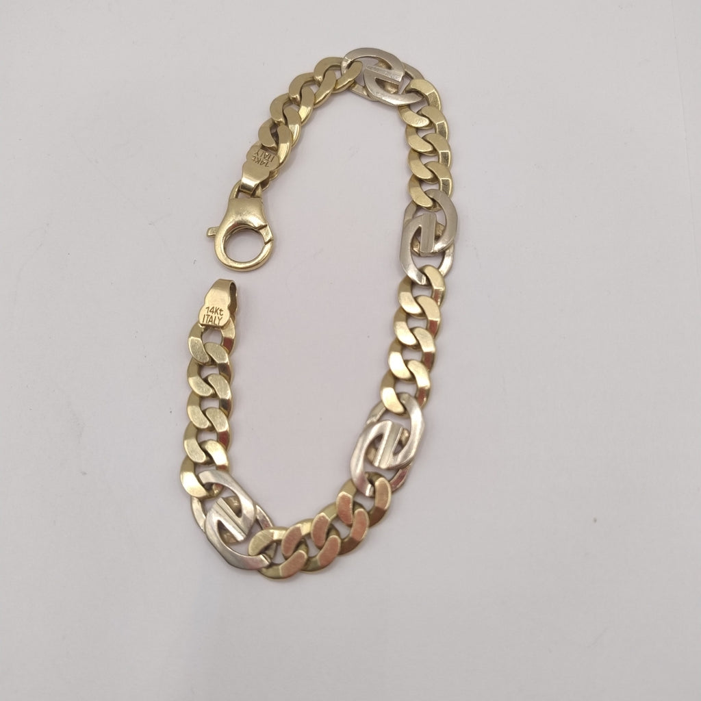 PULSERA ORO,ORO BLANCO 14 K 28,70 GRMS (SEMINUEVO)