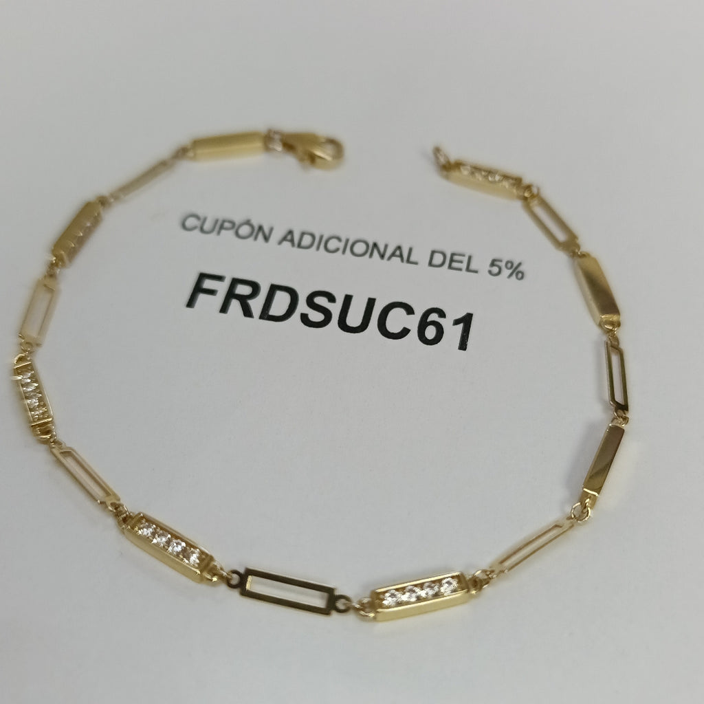 PULSERAS DAMA ORO 14K 3.8 (NUEVO)