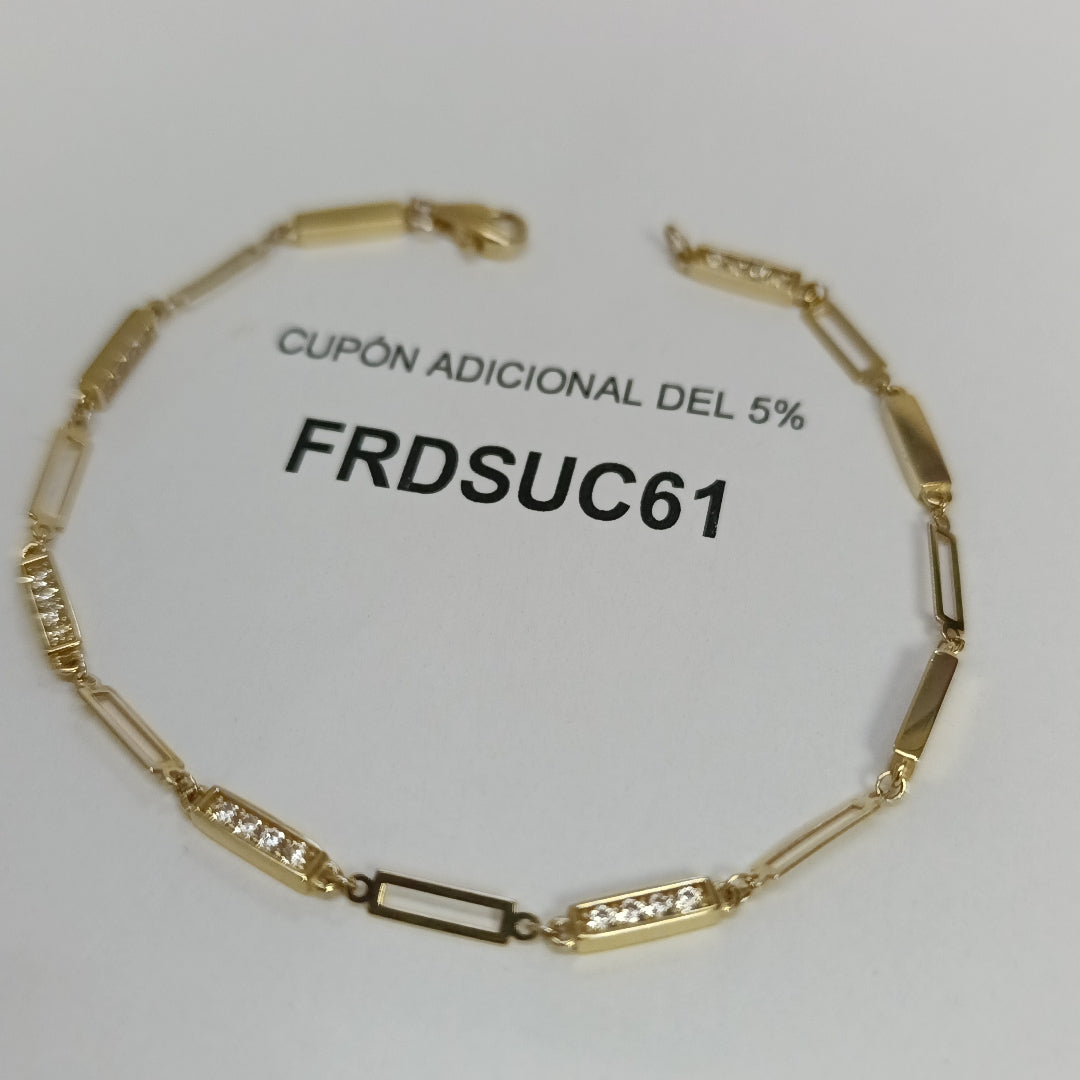 PULSERAS DAMA ORO 14K 3.8 (NUEVO)