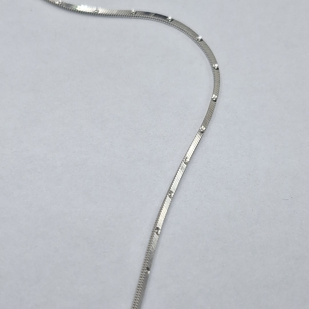 CADENA ORO, ORO BLANCO 14 K 3.5 GRMS (SEMINUEVO)