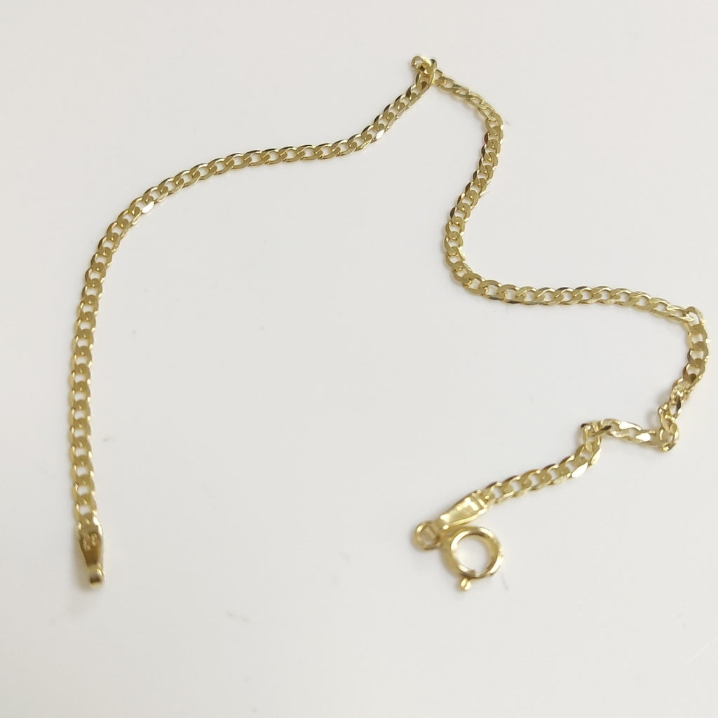 PULSERAS DAMA BARBADA AMARILLA ORO 14K 1.2 (NUEVO)