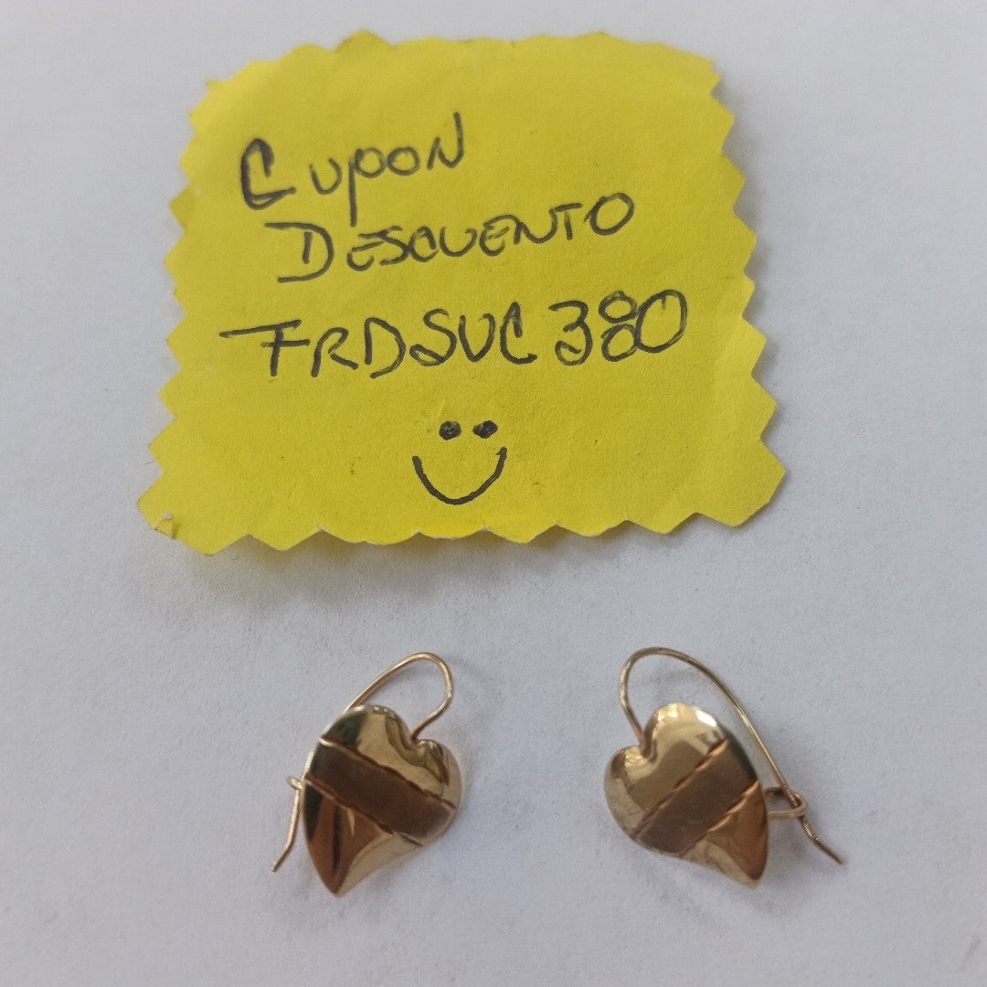 ARETES PAR ORO 10 K 0.7 GRMS (SEMINUEVO)