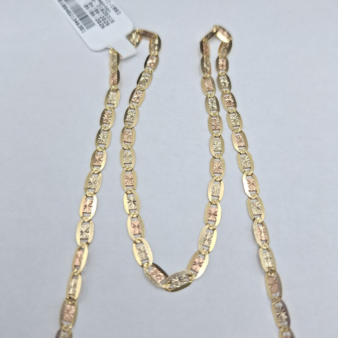 CADENA ORO, ORO COMBINADO 14 K 10.9 GRMS (SEMINUEVO)