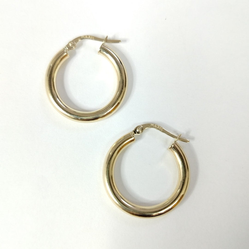 ARRACADAS ORO 14K 1.5 (NUEVO)