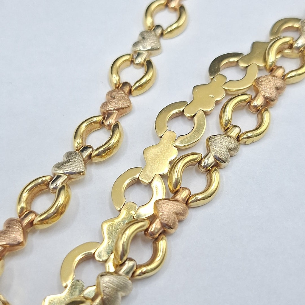 GARGANTILLA ORO, ORO COMBINADO 14 K 21.5 GRMS (SEMINUEVO)
