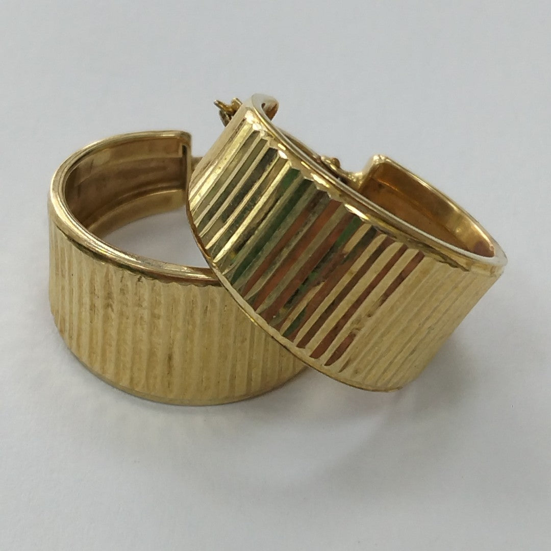 ARRACADAS PAR ORO 14 K 5,40 GRMS (SEMINUEVO)