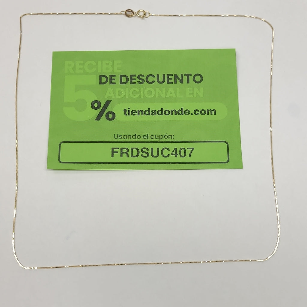 CADENAS ESPECIAL ORO 14K 1.1 (NUEVO)