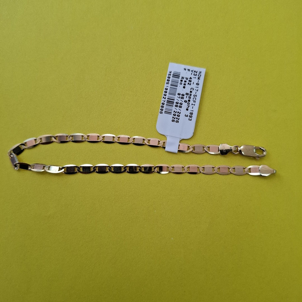 PULSERAS CABALLERO ORO 14K 4.3 (NUEVO)