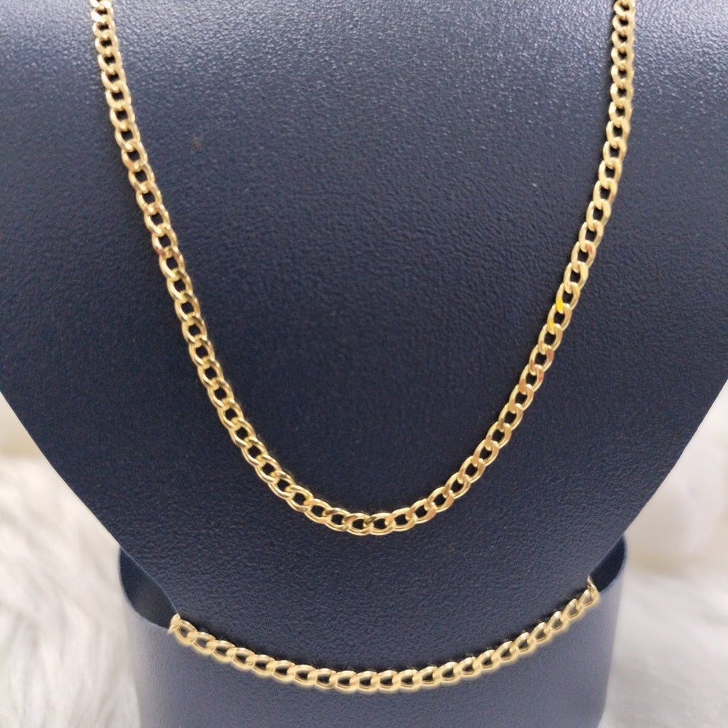 CADENAS BARBADA AMARILLA ORO 14K 2 (NUEVO)