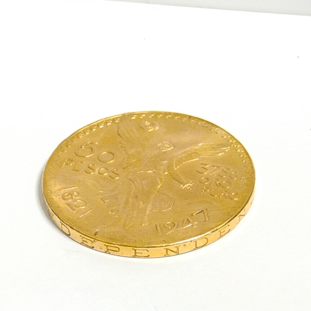 K1 41.6 GRMS 21 K IDENTIFICACIÓN MONEDA NOMINATIVA MONEDAS PESOS 50 PES (SEMINUEVO)