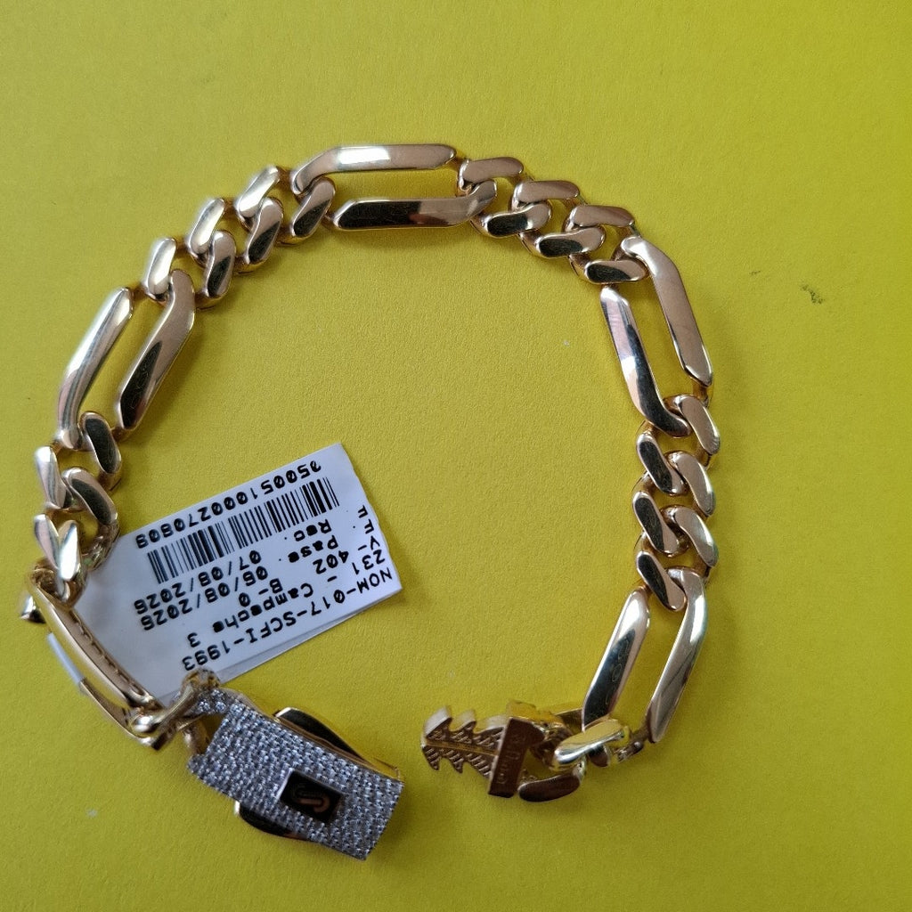 PULSERA MONACO ORO 14K 9 (NUEVO)