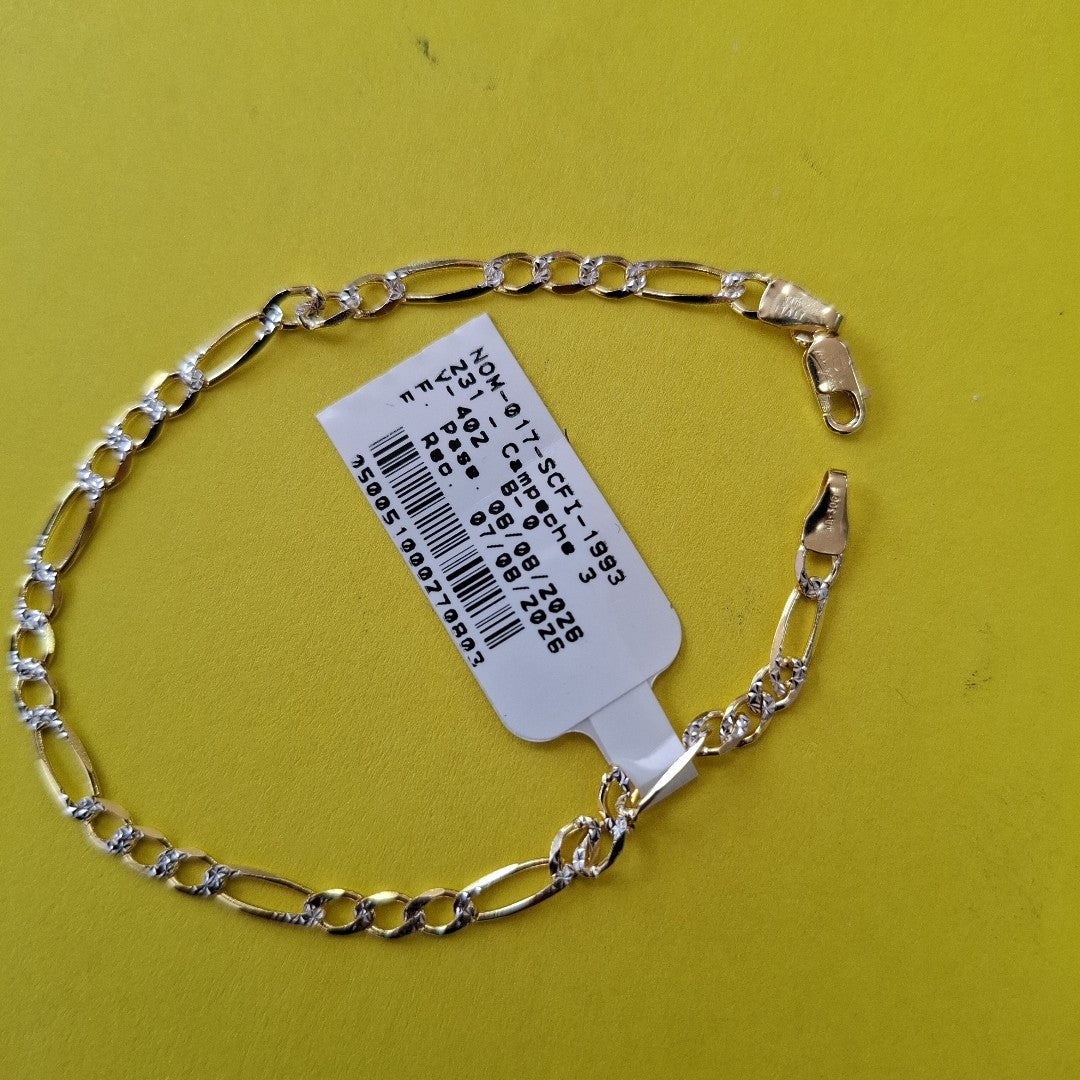 PULSERAS DAMA CARTIER 3 1 DIAMANTADA ORO 14K 2.6 (NUEVO)