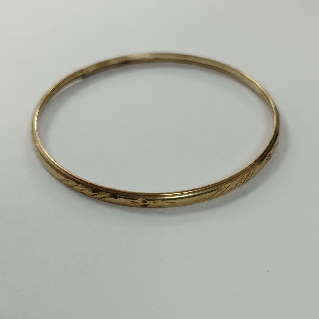 PULSERA RIGIDA ORO 10 K 5 GRMS (SEMINUEVO)