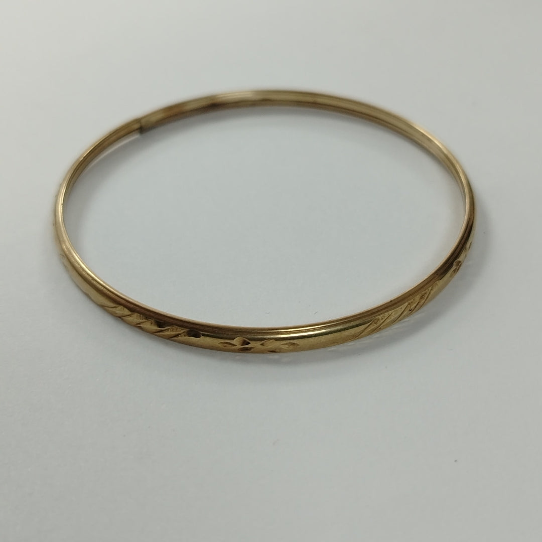 PULSERA RIGIDA ORO 10 K 5 GRMS (SEMINUEVO)