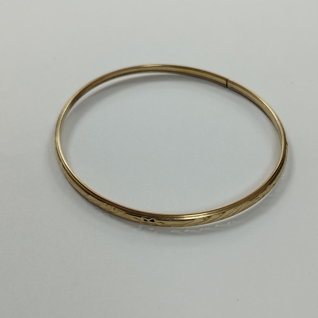 PULSERA RIGIDA ORO 10 K 5 GRMS (SEMINUEVO)