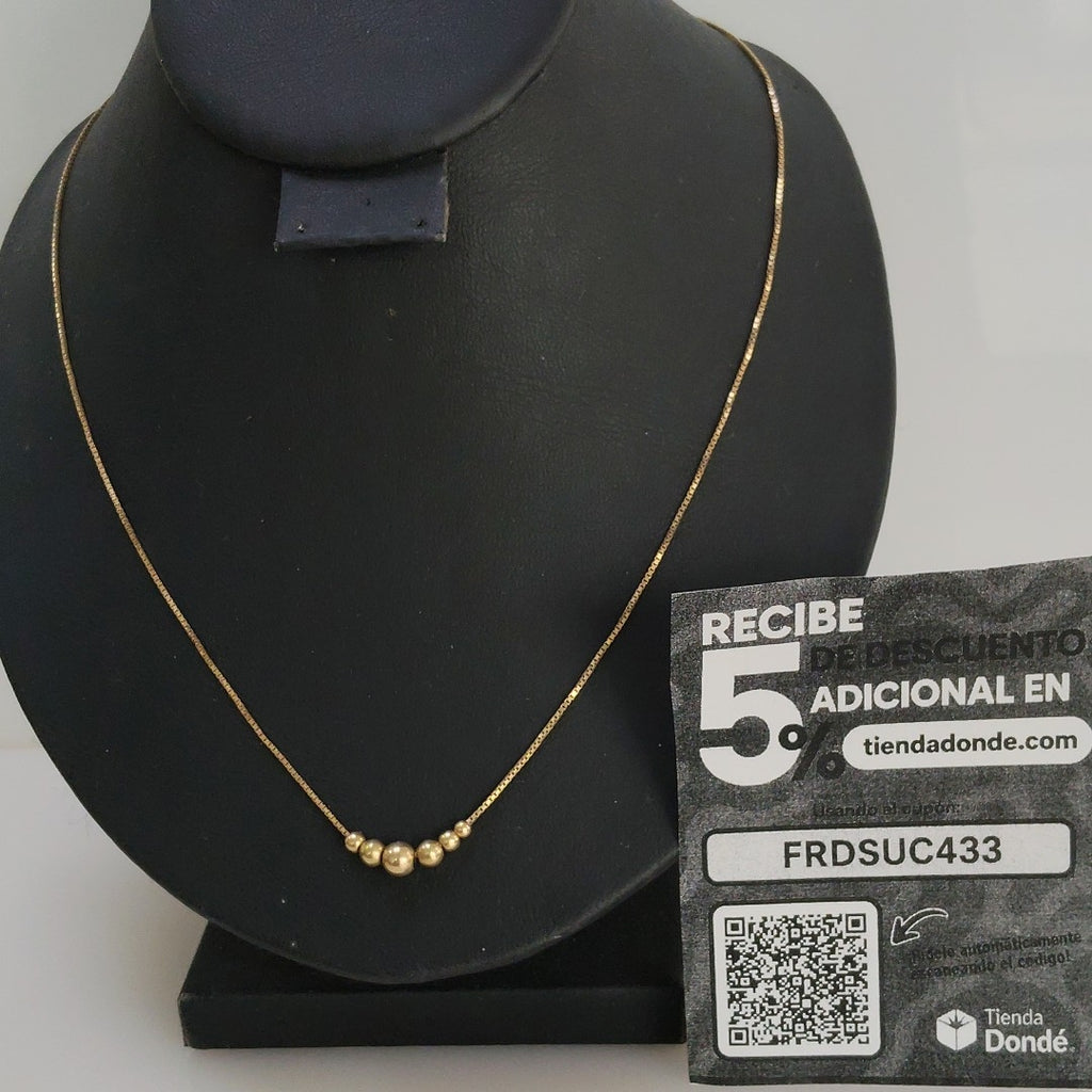 CADENA ORO 10 K 2,90 GRMS (SEMINUEVO)