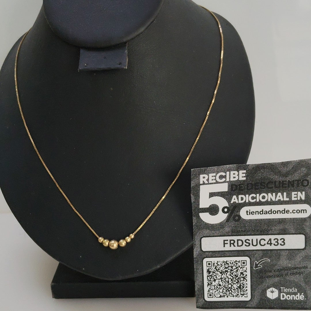CADENA ORO 10 K 2,90 GRMS (SEMINUEVO)