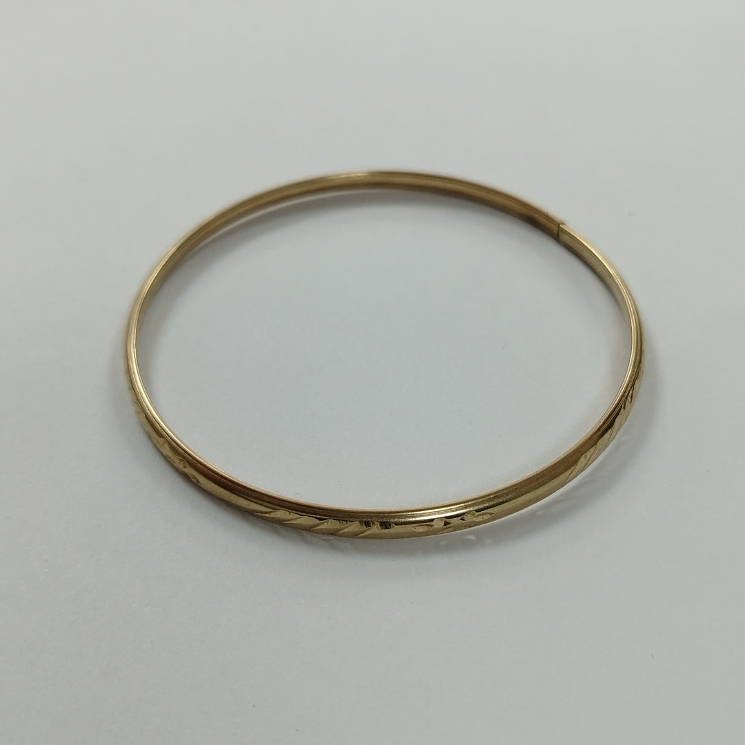 PULSERA RIGIDA ORO 10 K 5 GRMS (SEMINUEVO)
